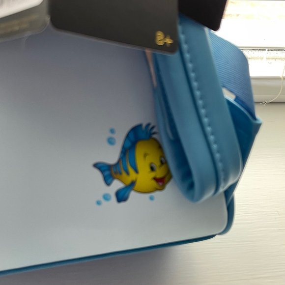 Loungefly Disney Ariel Stained Glass Backpack New - Picture 7 of 10